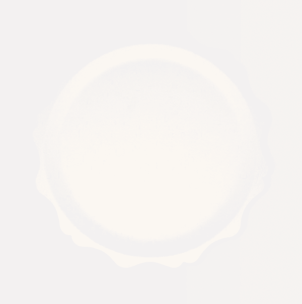 Cream Decorative Edge Plates